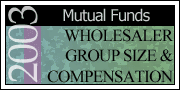 Wholesaler Group Size & Compensation: Mutual Funds